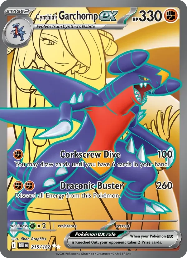 Cynthia's Garchomp ex - Full Art