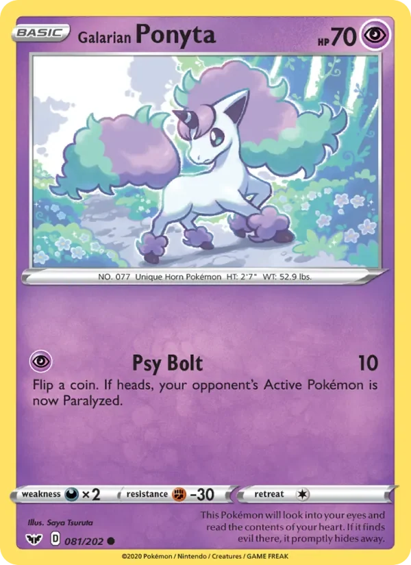 Galarian Ponyta - Non-holo