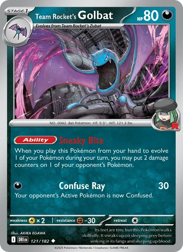 Team Rocket's Golbat - Non-holo