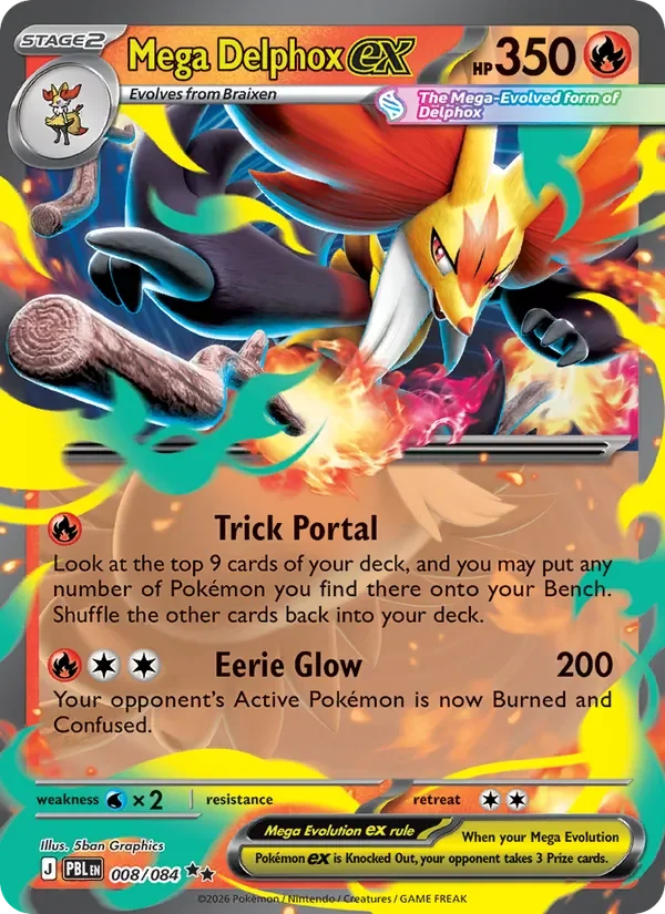 Mega Delphox ex - Holo