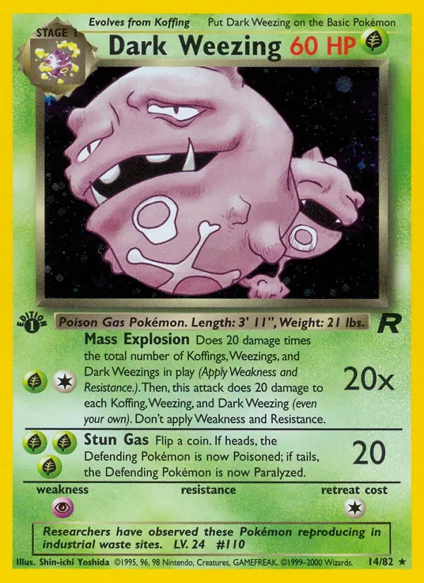 Dark Weezing - Holo