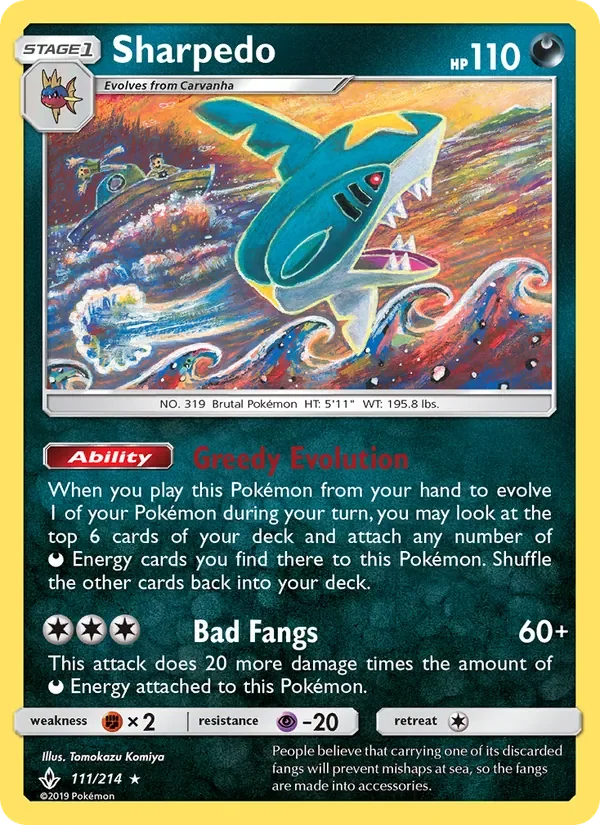 Sharpedo - Non-holo