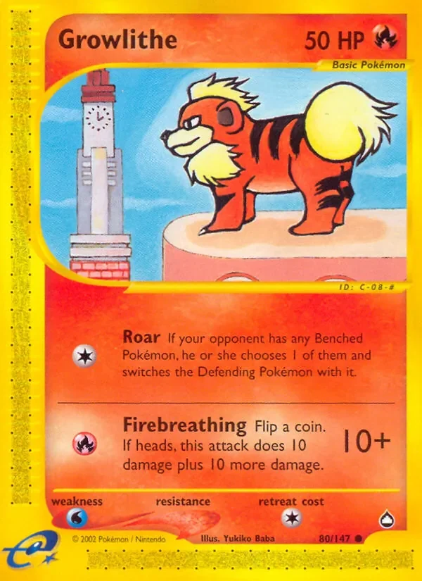 Growlithe - Non-holo