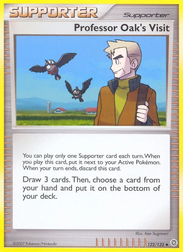 Professor Oak's Visit - Non-holo