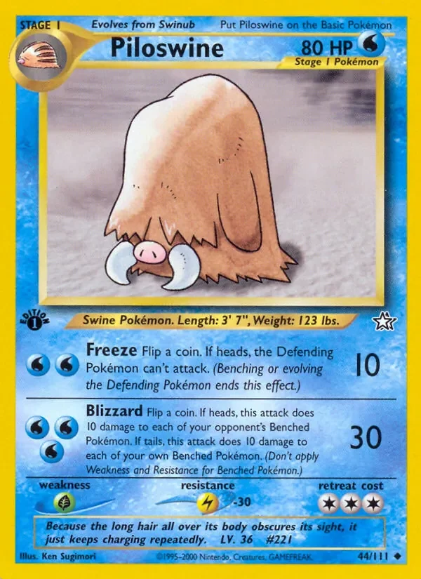 Piloswine - Non-holo
