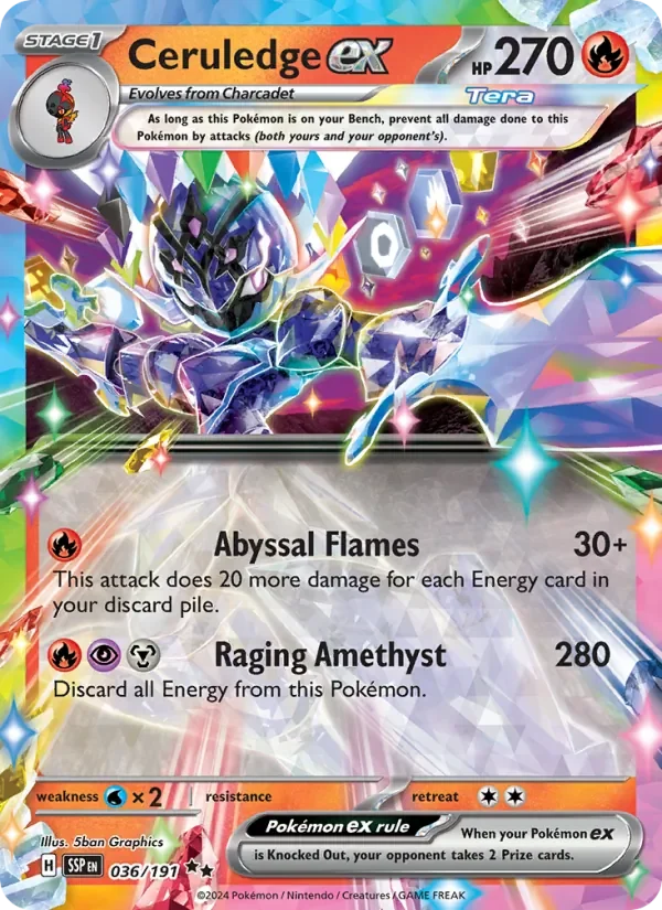 Ceruledge ex - Holo