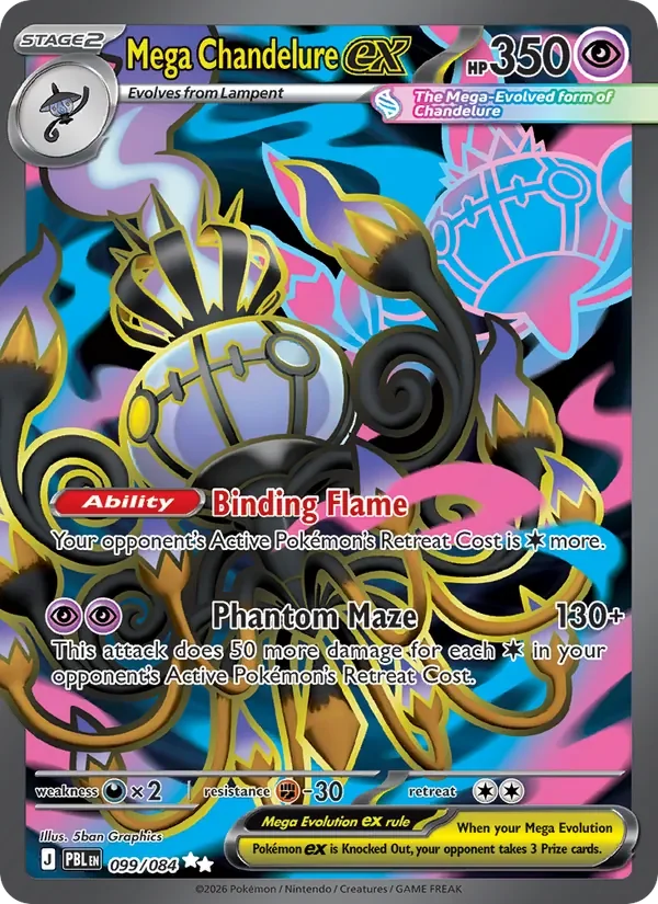 Mega Chandelure ex - Full Art