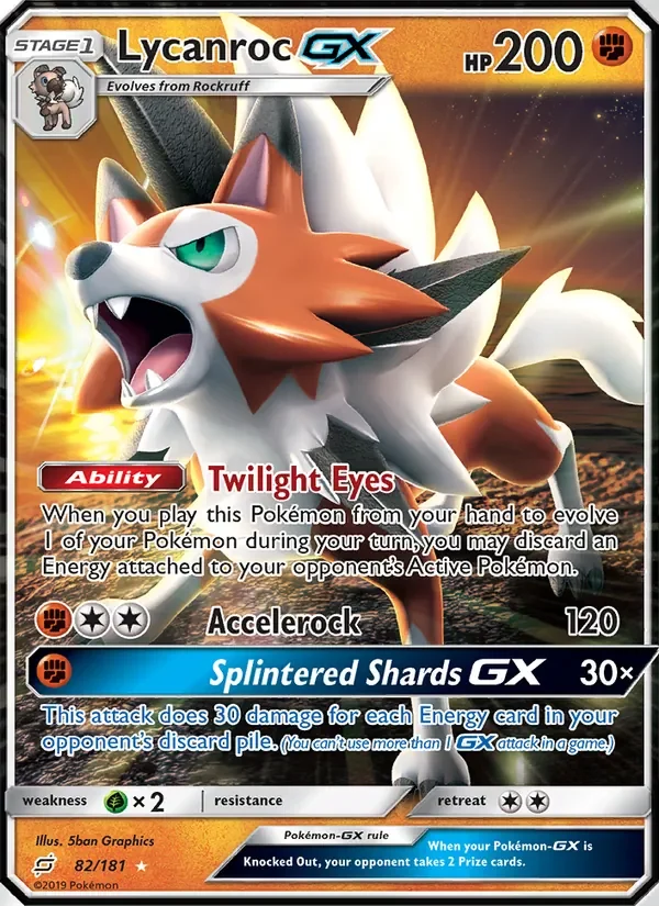 Lycanroc GX - Non-holo