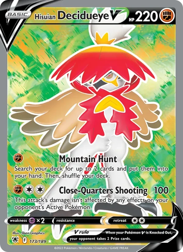 Hisuian Decidueye V - Holo