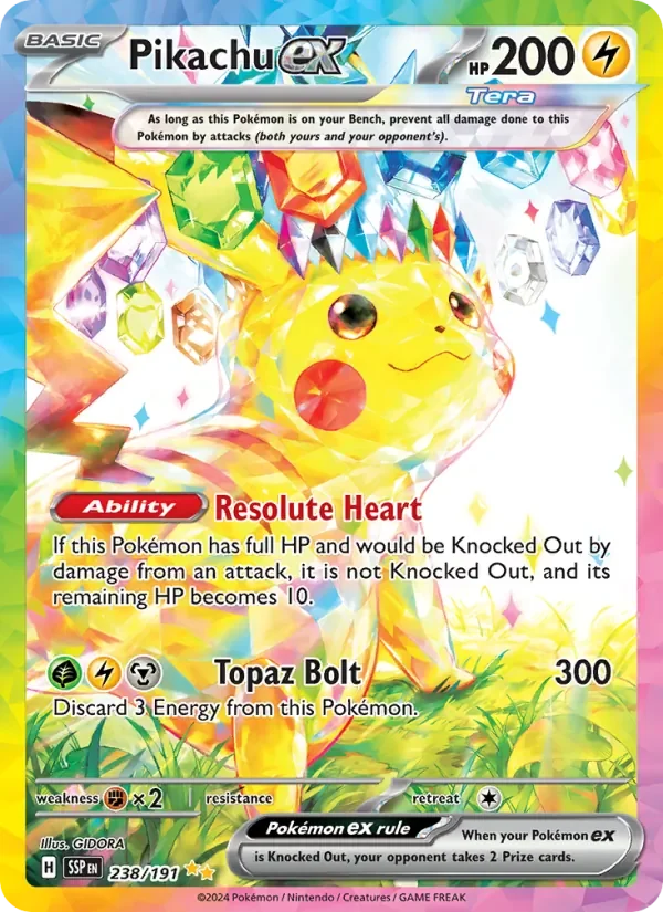Pikachu ex - Full Art