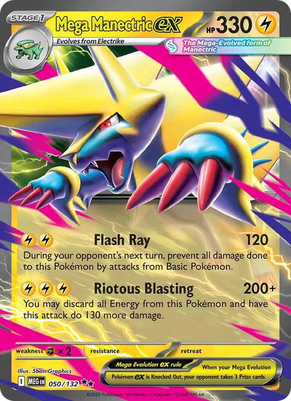 Mega Manectric ex - Holo