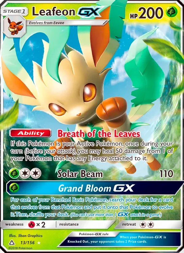 Leafeon GX - Non-holo