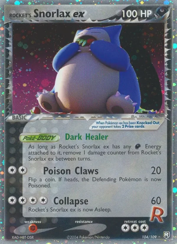 Rocket's Snorlax ex - Holo