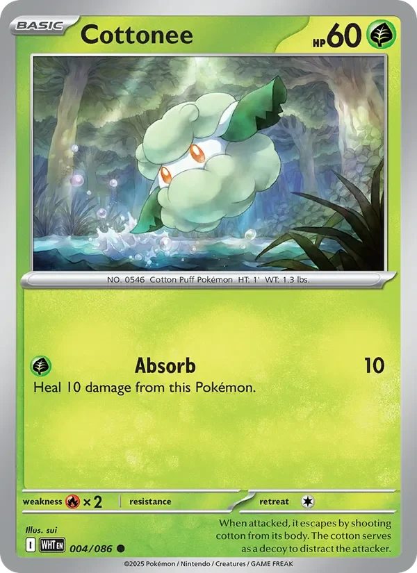 Cottonee - Non-holo