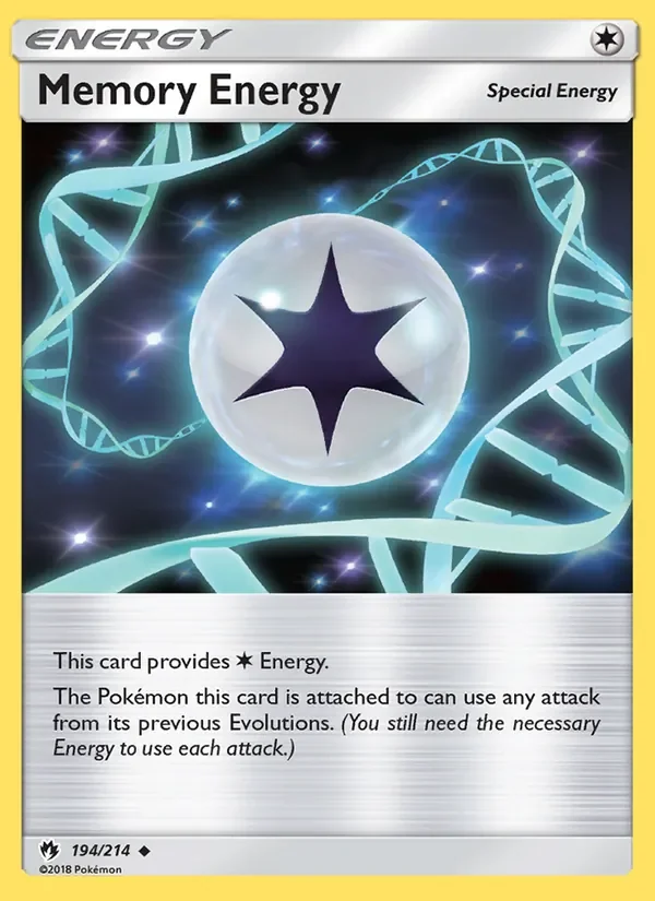 Memory Energy - Non-holo
