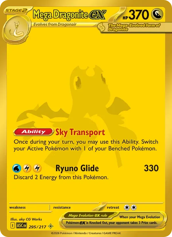 Mega Dragonite ex - Holo