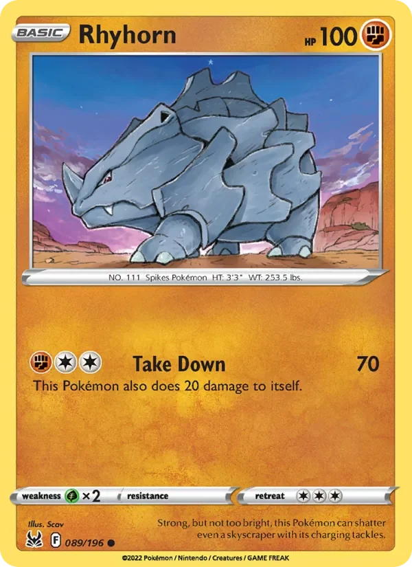 Rhyhorn - Non-holo