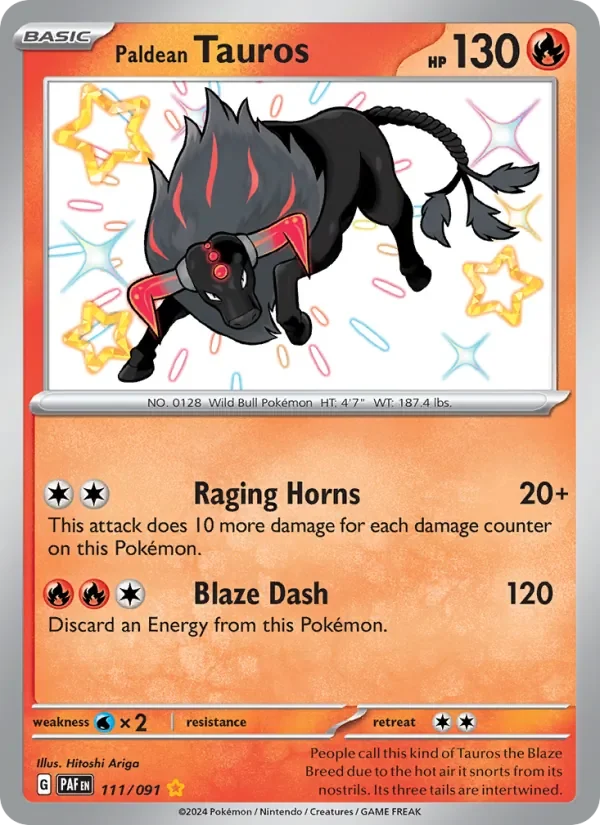 Paldean Tauros - Holo