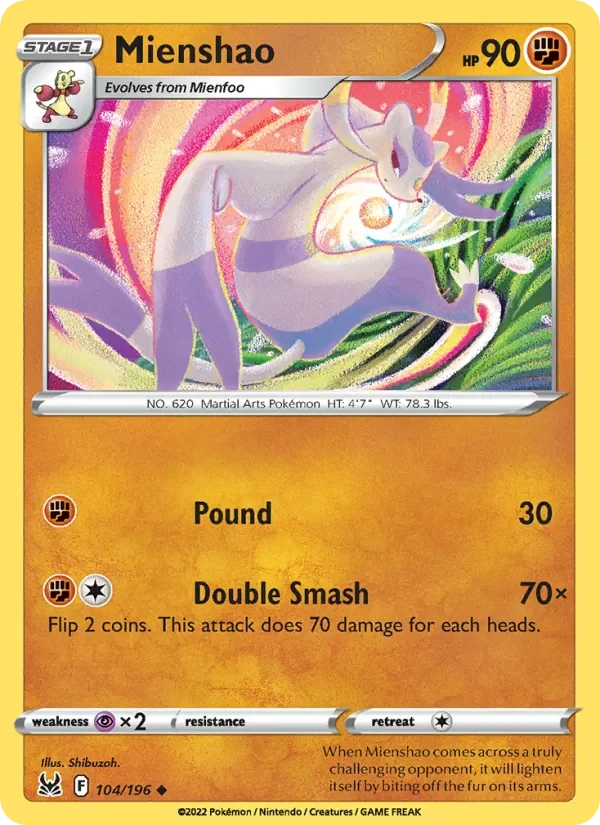 Mienshao - Non-holo