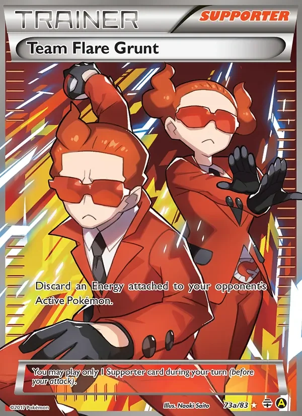 Team Flare Grunt - Non-holo