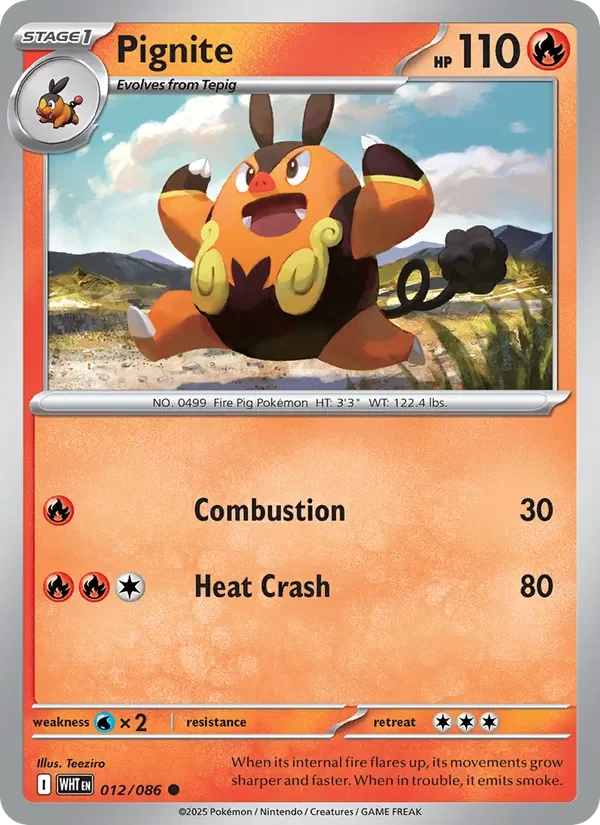 Pignite - Non-holo
