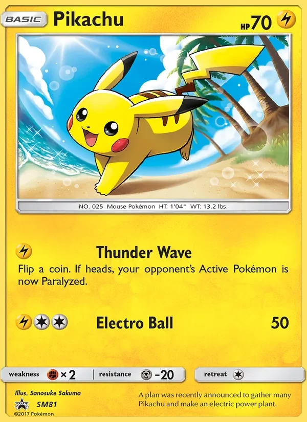 Pikachu - Non-holo