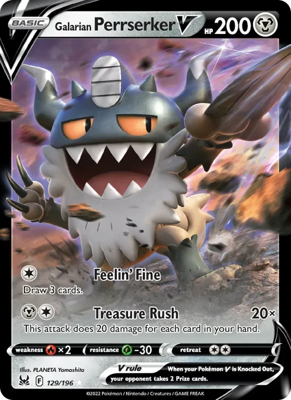 Galarian Perrserker V - Holo
