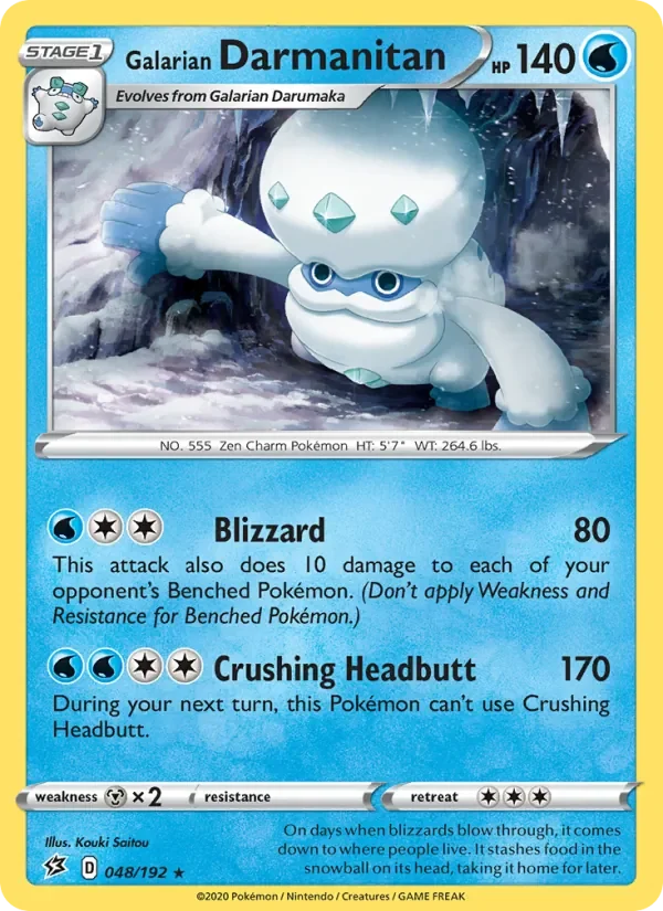 Galarian Darmanitan - Non-holo