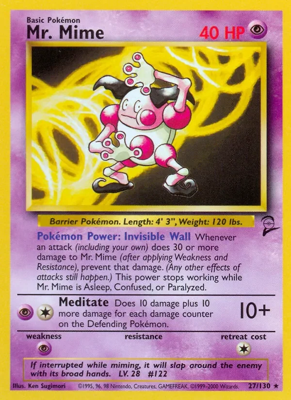 Mr. Mime - Non-holo