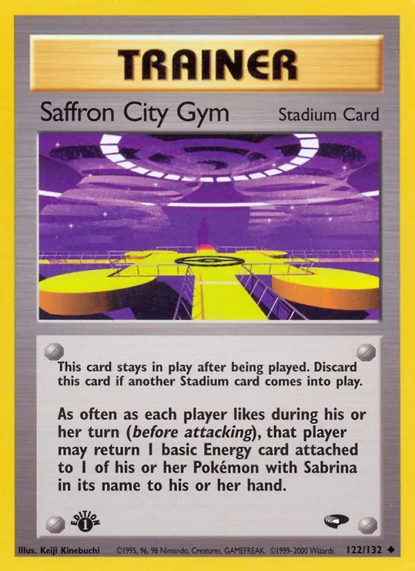 Saffron City Gym - Non-holo