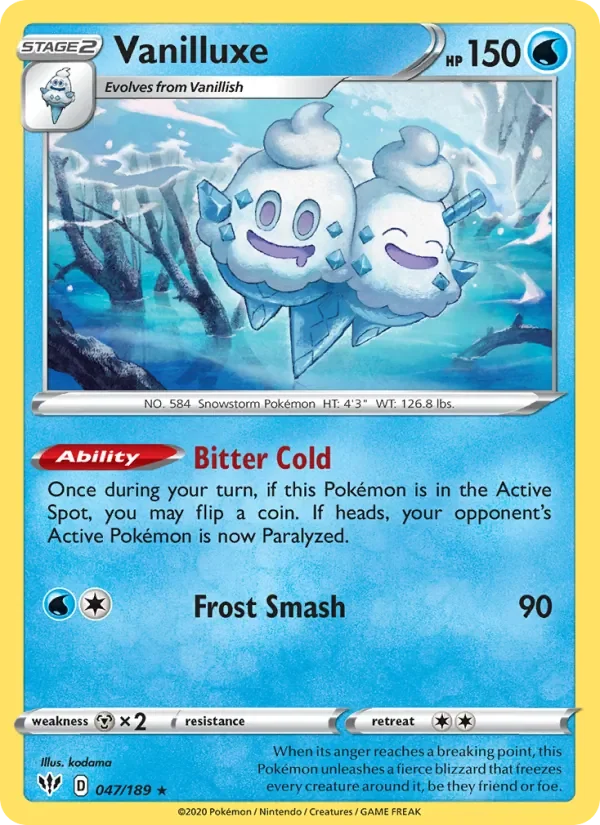 Vanilluxe - Non-holo