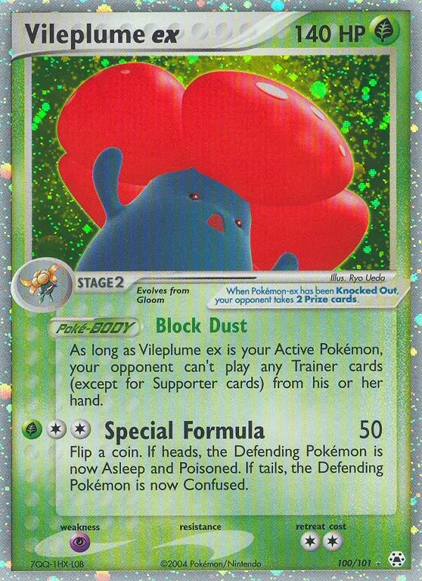 Vileplume ex - Holo - Cracked Ice