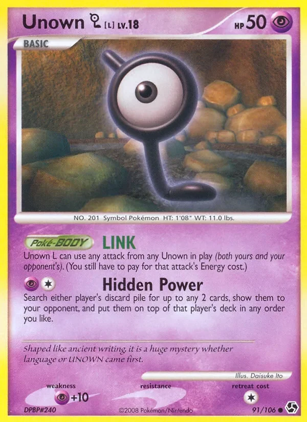 Unown L - Non-holo