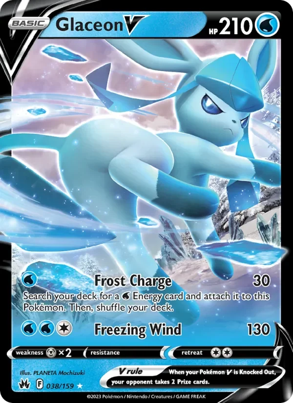 Glaceon V - Holo