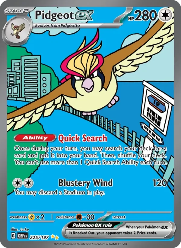 Pidgeot ex - Full Art