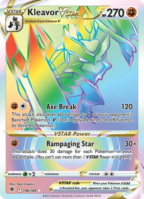 Kleavor VSTAR - Holo - Rainbow