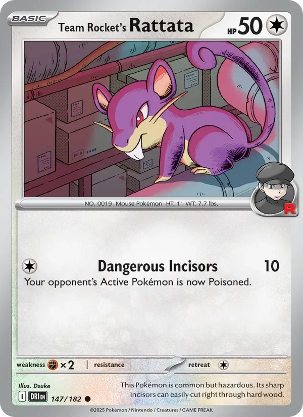 Team Rocket's Rattata - Non-holo