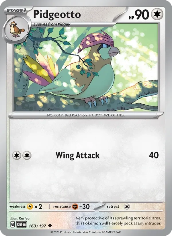 Pidgeotto - Non-holo