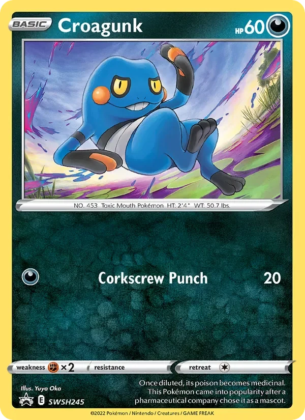 Croagunk - Holo - Cosmos