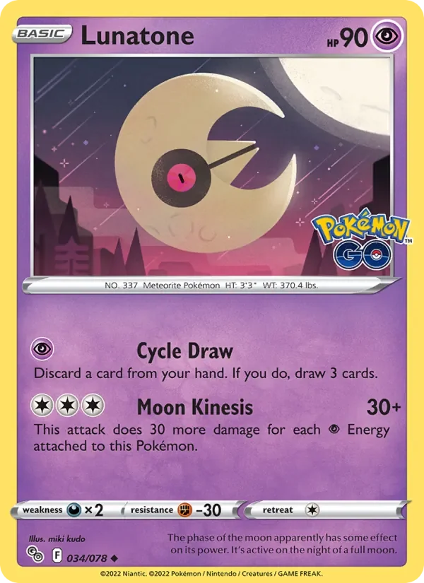 Lunatone - Non-holo