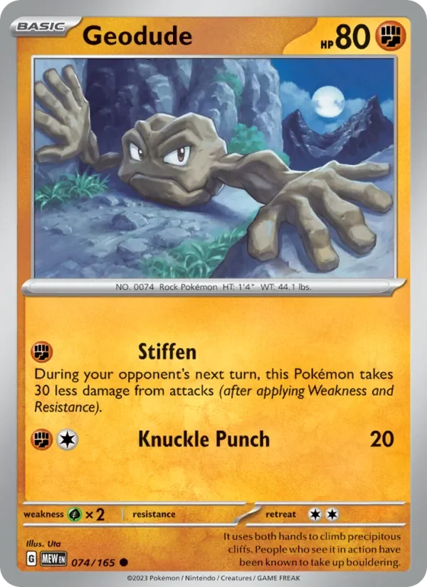 Geodude - Non-holo