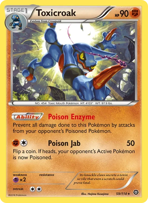 Toxicroak - Non-holo