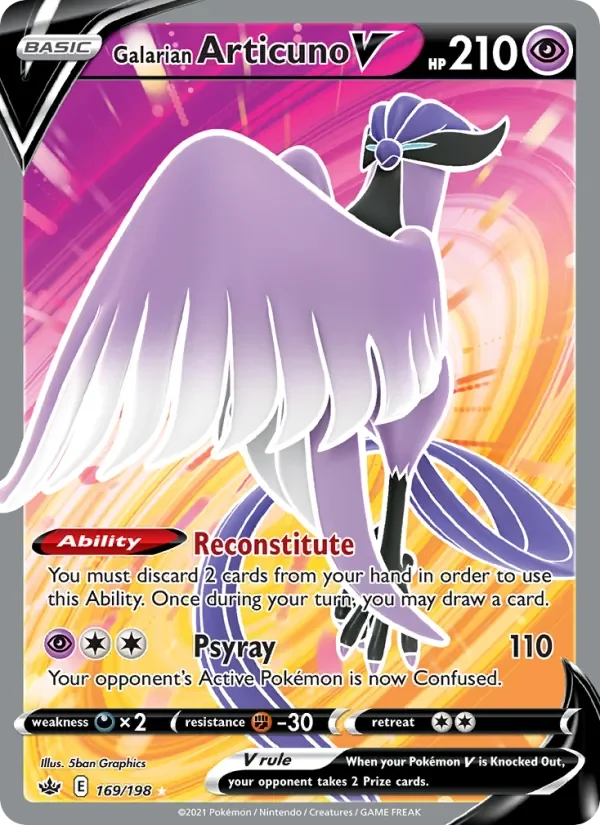 Galarian Articuno V - Holo