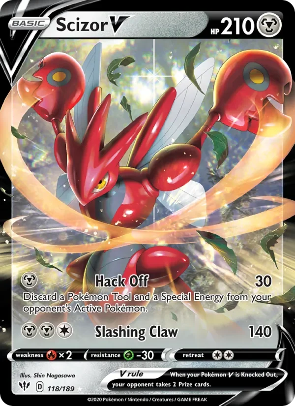 Scizor V - Holo