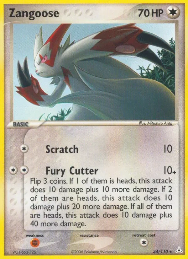 Zangoose - Non-holo