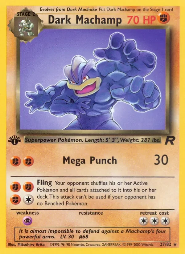 Dark Machamp - Non-holo