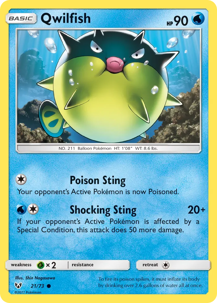Qwilfish - Non-holo