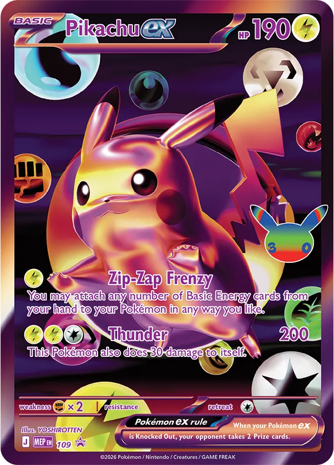 Pikachu ex - Holo