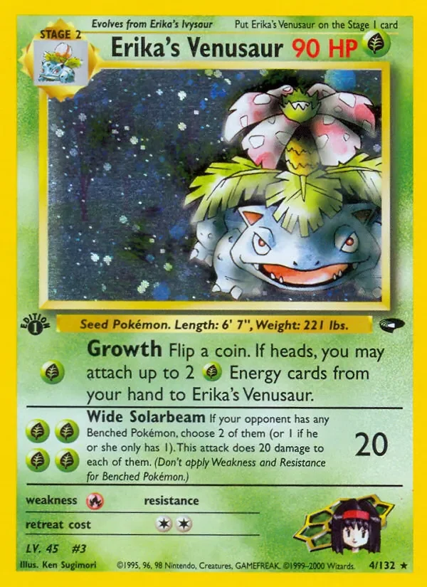 Erika's Venusaur - Holo