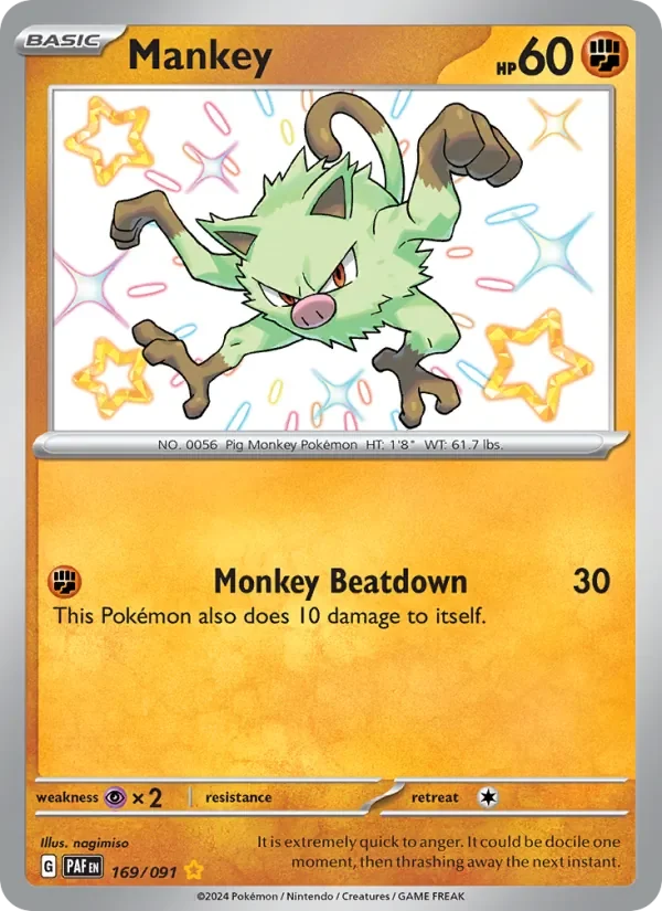 Mankey - Holo